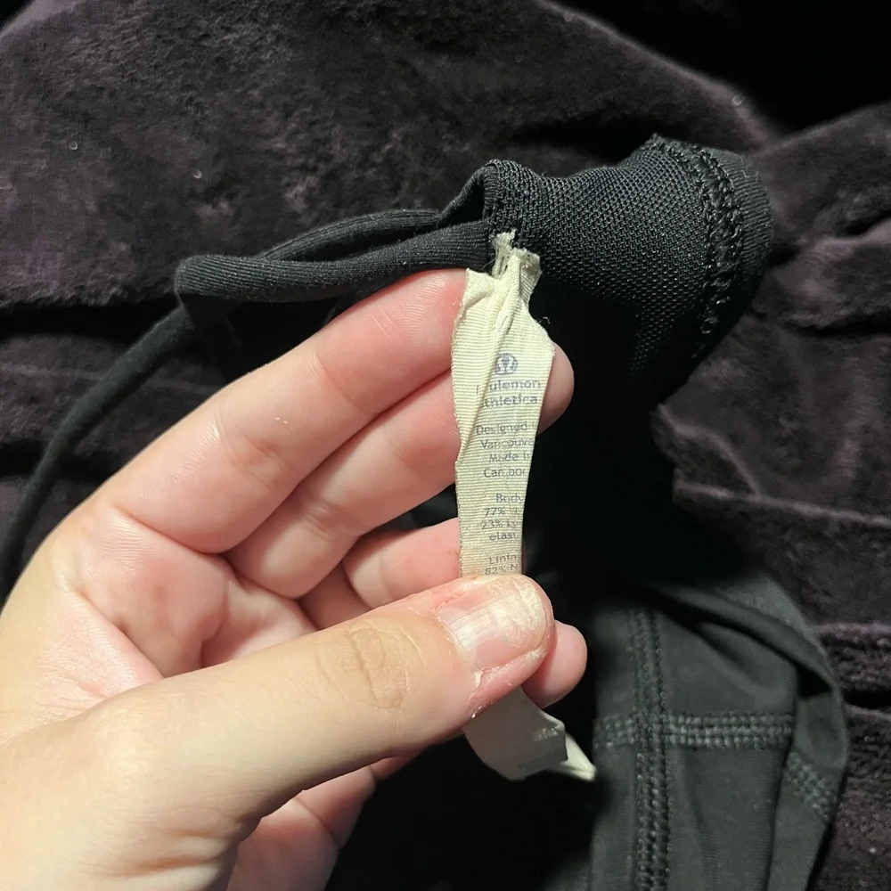 Lululemon Black Sports Bra